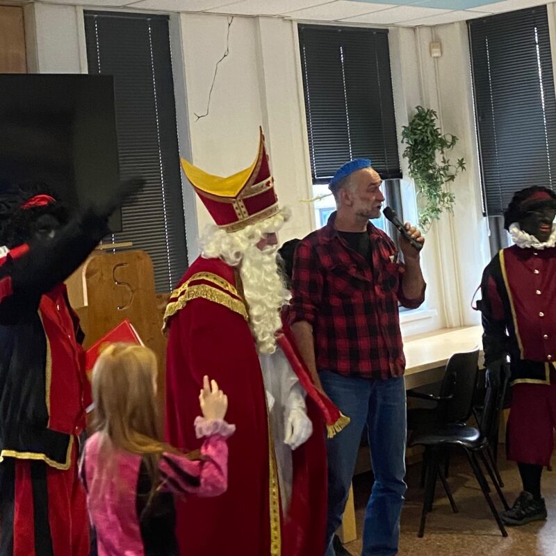Hoog bezoek van de Sint