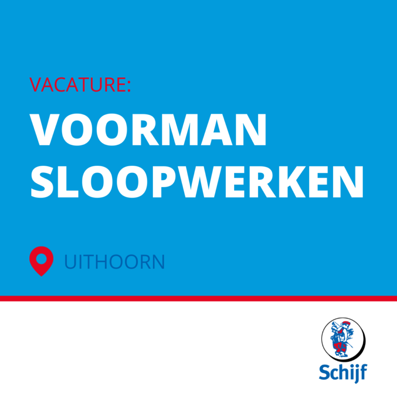 vacature voorman
